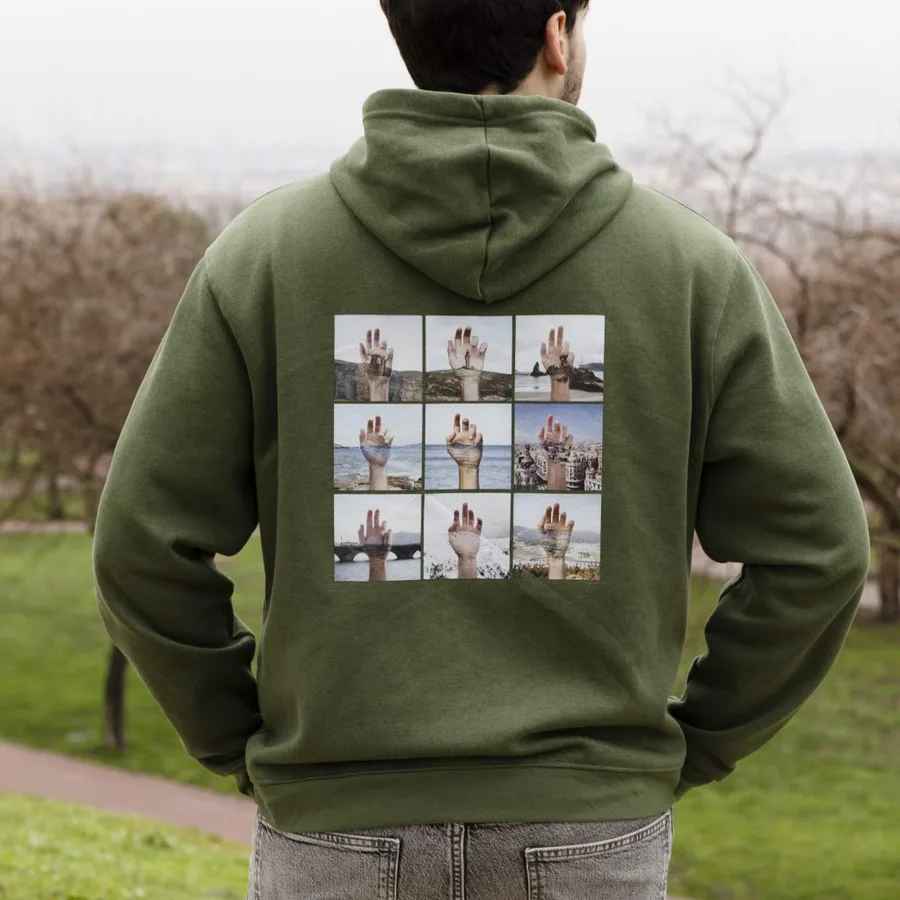 Sudadera «Horizontes» verde — David Catá